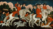 The Hunting Party—New Jersey, ca. 1750. Creator: Unknown.