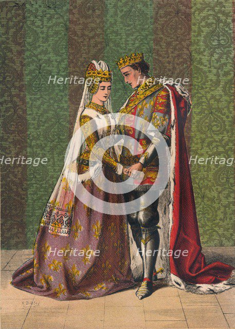 'Dat Is As It Sall Please De Roi Mon Pere', c1875. Artists: William Shakespeare, Robert Charles Dudley.