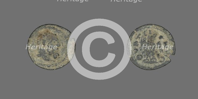 Coin Depicting the Hero Hercules, 211-222. Creator: Unknown.