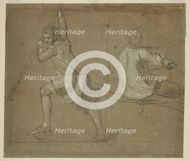 Harpooner and Oarsman, between 1777 and 1778. Creator: John Singleton Copley.