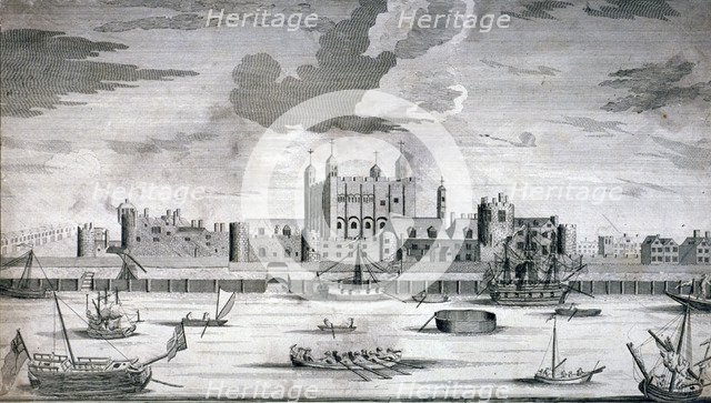 Tower of London, c1700. Artist: Anon