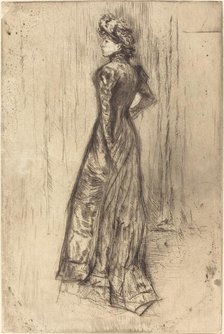 Maud, Standing, c. 1873. Creator: James Abbott McNeill Whistler.