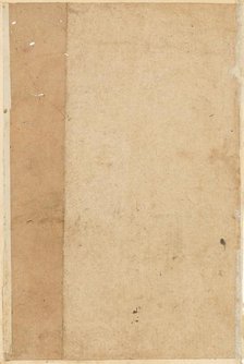 Page from Tales of a Parrot (Tuti-nama): blank page, c. 1560. Creator: Unknown.