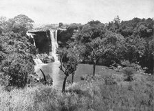 ''Paysage de l'Ouganda. Une cascade aux environs de Nairobi; Le Nord-Est Africain', 1914. Creator: Unknown.