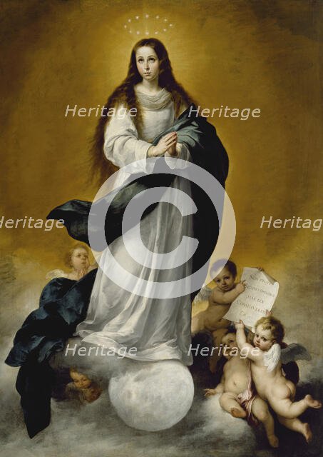 The Virgin of the Immaculate Conception, c1660. Creator: Workshop of Bartolome Esteben Murillo.