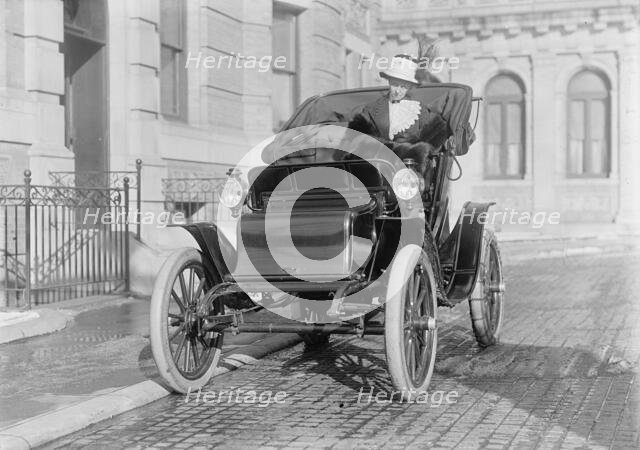Mrs. William E. Borah In Auto, 1912. Creator: Harris & Ewing.