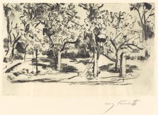 Obstgarten (Orchard), 1918. Creator: Lovis Corinth.