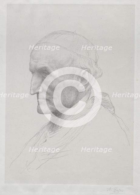 Portrait of Cardinal Manning (2nd Plate). Creator: Alphonse Legros (French, 1837-1911).