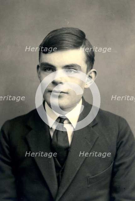 Alan Turing (1912-1954). Artist: Chaffin & Son, William Matthew Chaffin, Chaffin & Son of Sherbourne, Arthur Chaffin.