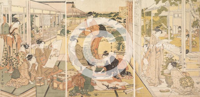 The Four Accomplishments (Kinkishoga), ca. 1788-90. Creator: Kitagawa Utamaro.