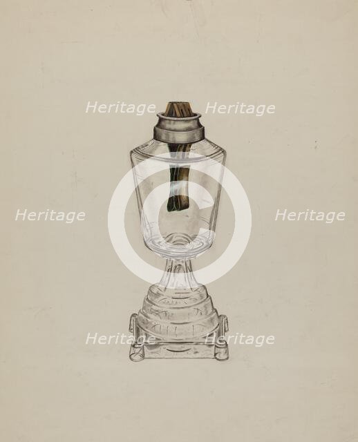 Lamp, c. 1940. Creator: Richard Taylor.