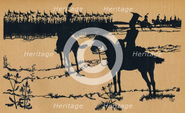 Silhouette for 'Ombres Chinoisses' from 'L'Epopee, 1898. Artist: Caran d'Ache