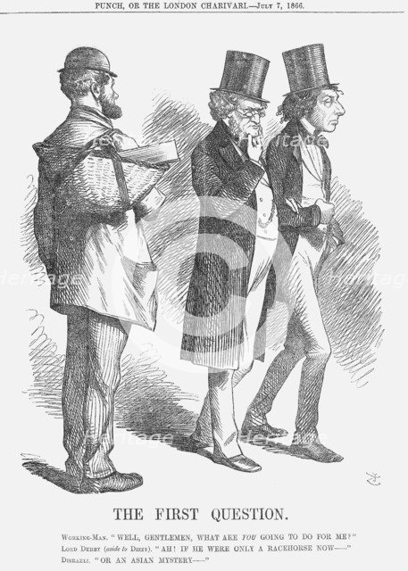 'The First Question', 1866. Artist: John Tenniel