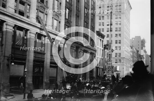 Fire rescue work, 1912. Creator: Bain News Service.