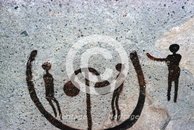 Bronze Age rock carvings, Kivik, Scania, Sweden. Artist: Unknown