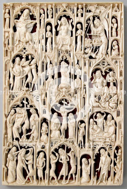 Leaf from a Diptych, British or French (?), 15th century (?). Creator: Unknown.