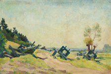 Russian Trenches at Reichenbach, 1942. Creator: Richard Becker.