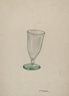 Wine Glass, c. 1940. Creator: Paul Ward.