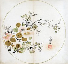 Coloured woodblock print from the Ten Bamboo Studio, Nanjing, China, c1643. Creator: Ten Bamboo Studio.