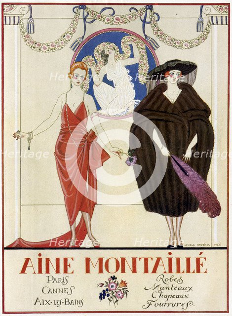 Aine-Montaillé, 1920. Creator: Barbier, George (1882-1932).