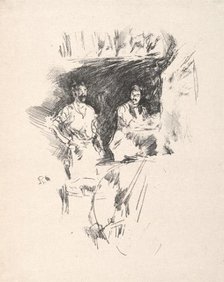 The Brothers, 1895. Creator: James McNeill Whistler (American, 1834-1903).