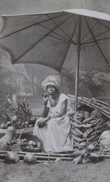 Market woman, Brazil, 1870-1878. Creator: Henschel & Benque.