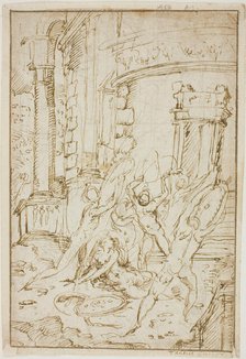 Study for the Rape of the Sabines, 1564/74. Creator: Unknown.