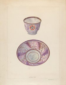 Cup and Saucer, c. 1936. Creator: Albert Camilli.
