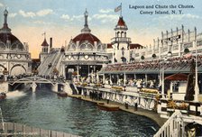 Lagoon and Chute the Chutes, Coney Island, New York City, New York, USA, 1916. Artist: Unknown