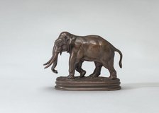 Asian Elephant Walking, model c. 1830s. Creator: Antoine-Louis Barye.