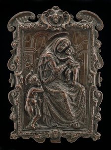 Madonna and Child with Saint John, mid 16th century. Creator: Unknown.