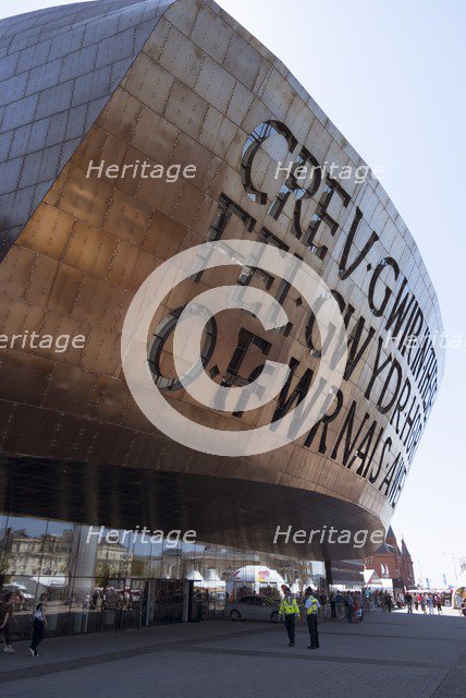Cardiff, Millennium Centre, 2009. Creator: Ethel Davies.