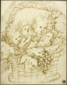 Basket of Cupids, n.d. Creator: Jan Boeckhorst.