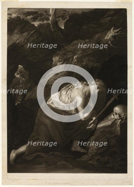 Magdalen in the Desert, c. 1800. Creator: Johann Joseph Freidhoff.