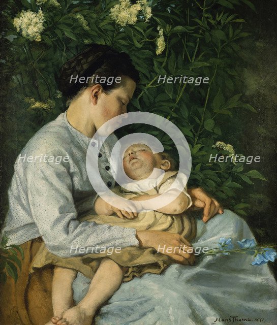 Under the Lilacs, 1871.