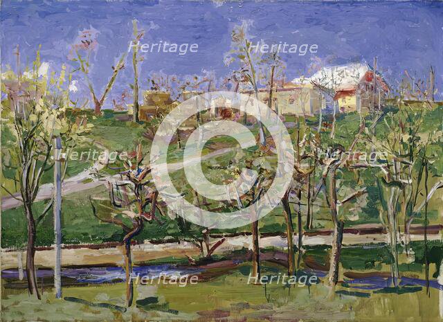 Landscape near Lind-Sternberg, 1931. Creator: Felix Esterl.