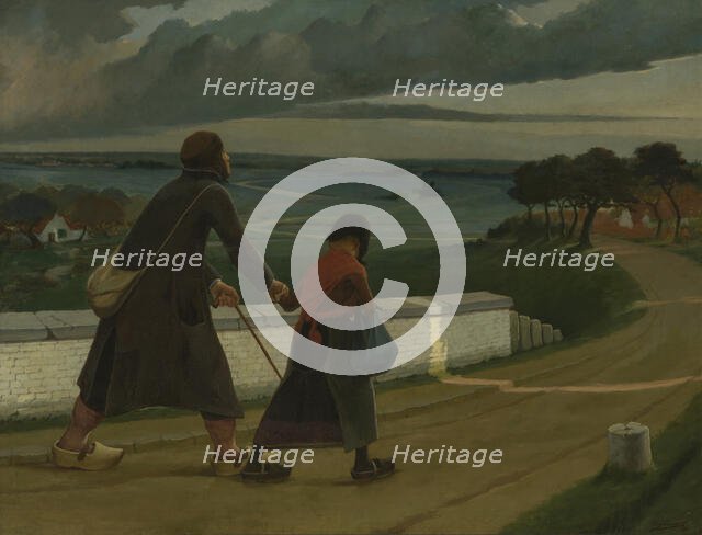 Blind, 1898. Creator: Eugene Laermans.