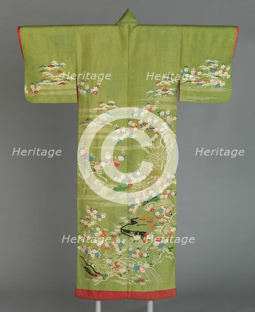 Kosode, Japan, Edo period (1615-1868), 1775/1825. Creator: Unknown.