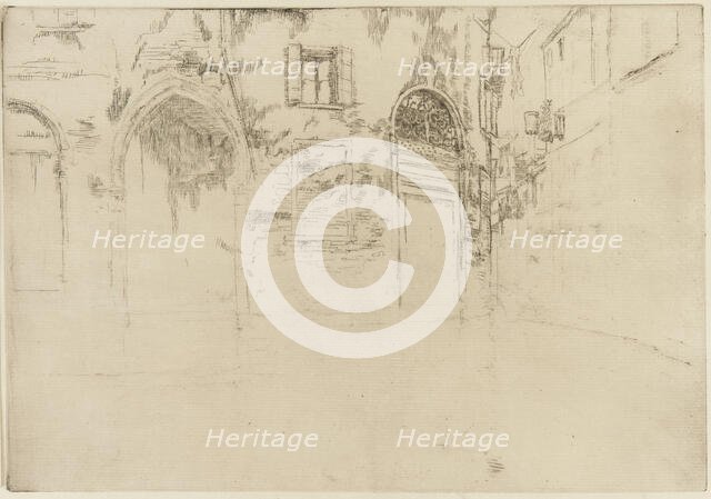 The Two Doorways, 1879-1880. Creator: James Abbott McNeill Whistler.