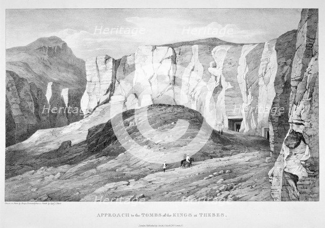 'Approach to the Tombs of the Kings at Thebes', 19th century. Artist: George Barnard