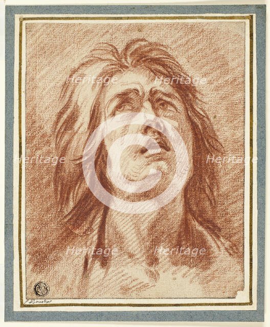 Distress: Head of a Woman Looking Upwards, n.d.