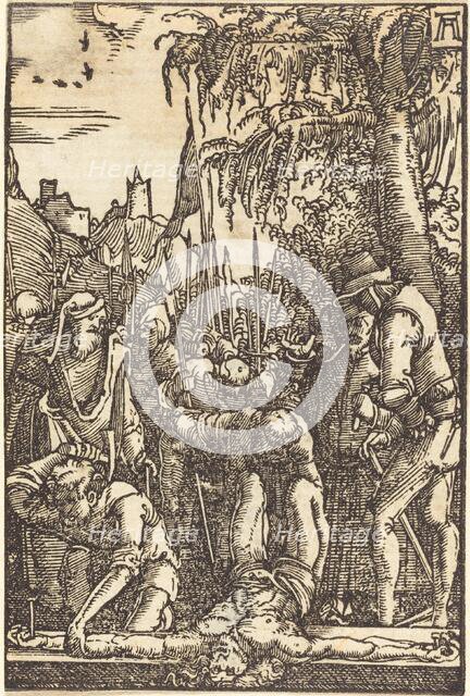 Christ Nailed to the Cross, c. 1513. Creator: Albrecht Altdorfer.