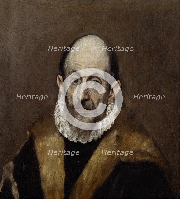 Portrait of an Old Man, ca. 1595-1600. Creator: El Greco.