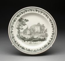 Plate, Creil, 1800/50. Creator: Creil Pottery.