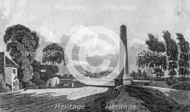 Hadley Highstone, near Barnet, 1805.Artist: Sands