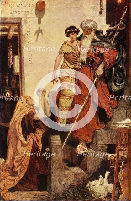 'Elijah Restoring the Widow's Son', 1943. Creator: Ford Madox Brown.