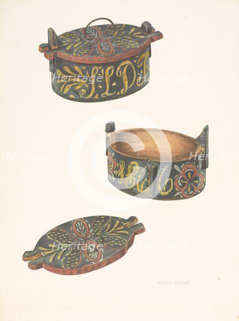 Butter Box, c. 1938. Creator: William Spiecker.