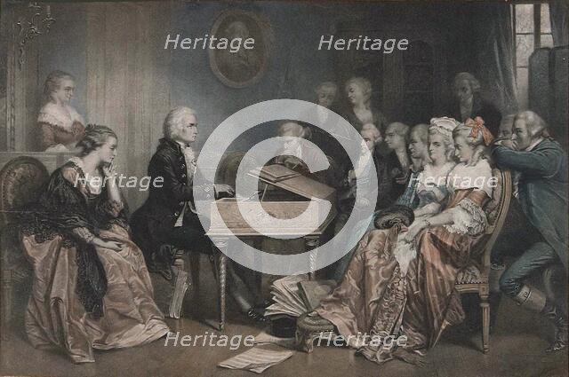 Mozart in Vienna. Creator: Cornilliet, Jean Baptiste Alfred (1807-1895).