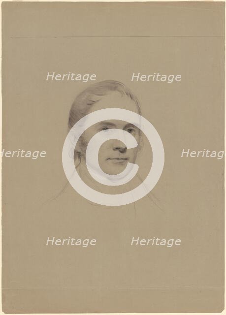 Head of a Man, 1840-1854. Creator: Seth Wells Cheney.