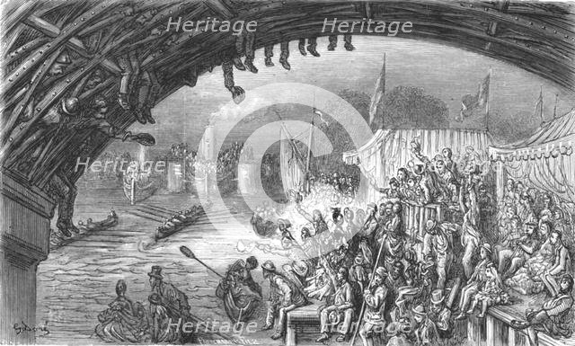 'Barnes Bridge', 1872.   Creator: Gustave Doré.